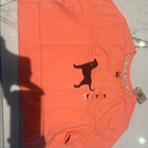 The Black Dog Coral Tee with Black Logo